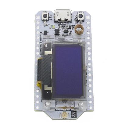 Imagem de Placa De Desenvolvimento Bluetooth WiFi ESP32 LoRa SX1276 Com Display OLED Azul 868MHz-915MHz 0.96