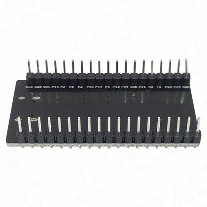 Imagem de Placa De Desenvolvimento Dual Core ESP32 Módulo WIFI 24G Bluetooth 30Pin 38Pin Micro Tipo-C Baixo