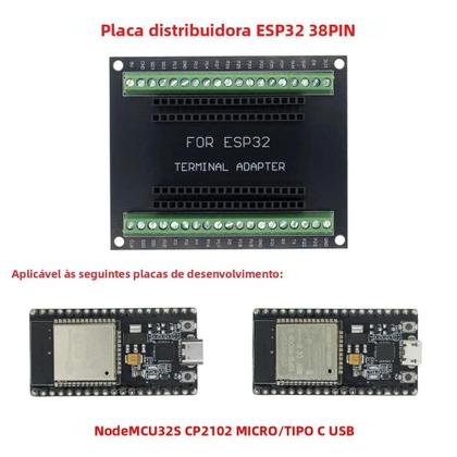 Imagem de Placa De Desenvolvimento Dual Core ESP32 WiFi Bluetooth Baixo Consumo De Energia ESP32S ESP32