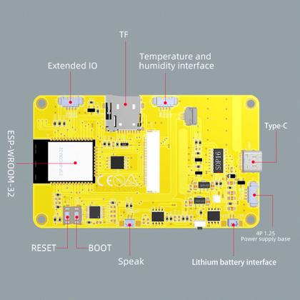 Imagem de Placa de Desenvolvimento ESP32 com Display TFT de 3,2 Pol Touch Capacitivo para NFe