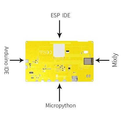 Imagem de Placa de Desenvolvimento ESP32 com Display Touch Screen de 7 Polegadas