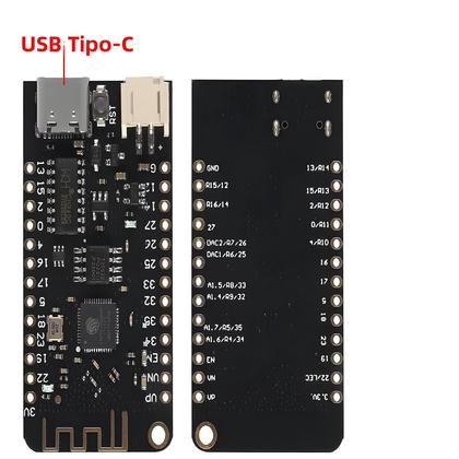 Imagem de Placa De Desenvolvimento ESP32 Lite V1.0.0 WiFi Bluetooth 4MB MicroPython Tipo-C USB Para Arduino