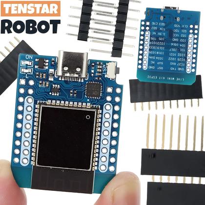 Imagem de Placa De Desenvolvimento ESP32 WiFi Bluetooth D1 MINI Com Chip Serial CH9102 Para Internet Das