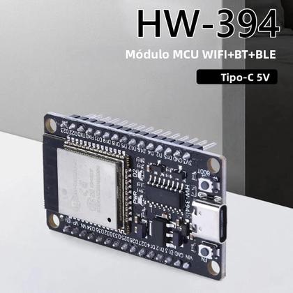 Imagem de Placa De Desenvolvimento ESP32 WROOM-32 Módulo Sem Fio WiFi Bluetooth Micro USB Tipo-C Ultra Baixo