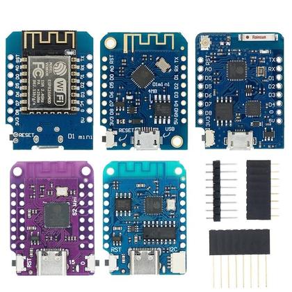 Imagem de Placa De Desenvolvimento Micro USB Tipo-C WeMos D1 Mini pro V3.0 V4.0 ESP32 S2 MINI WIFI NodeMCU Lua