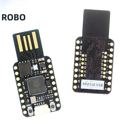Imagem de Placa De Desenvolvimento Mini Dual-Core RP2350A 16MB Flash 520KB SRAM Para Módulo USB Raspberry Pi