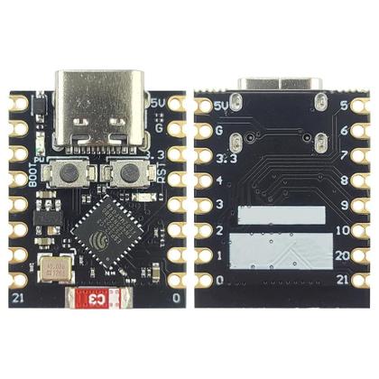 Imagem de Placa De Desenvolvimento MINI ESP32 C3 Com WiFi E Bluetooth, Processador RISC-V De 32 Bits, Tipo-C