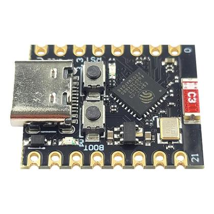 Imagem de Placa De Desenvolvimento MINI ESP32 C3 Com WiFi E Bluetooth, Processador RISC-V De 32 Bits, Tipo-C