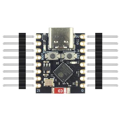 Imagem de Placa De Desenvolvimento MINI ESP32 C3 Com WiFi E Bluetooth, Processador RISC-V De 32 Bits, Tipo-C