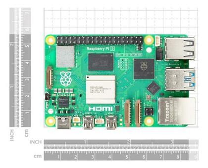Imagem de Placa de Desenvolvimento Raspberry Pi 5 - 8GB - Model B - Anatel