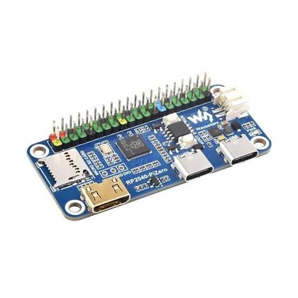 Imagem de Placa De Desenvolvimento RP2040-Pi Zero Compatível Com Mini HDMI Tipo-C De 16MB Com Slot Para TF