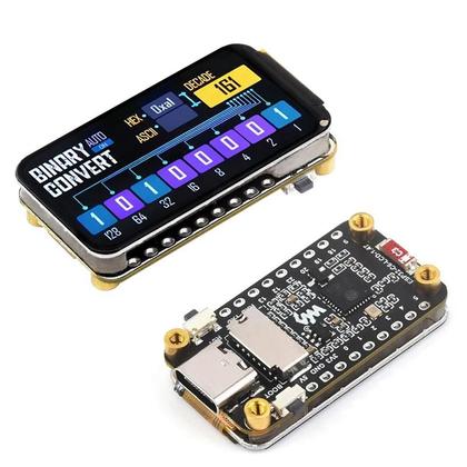 Imagem de Placa De Desenvolvimento Waveshare ESP32-C6 Com Display De 1.47 Polegadas, RISC-V, WiFi 6, BT, LCD