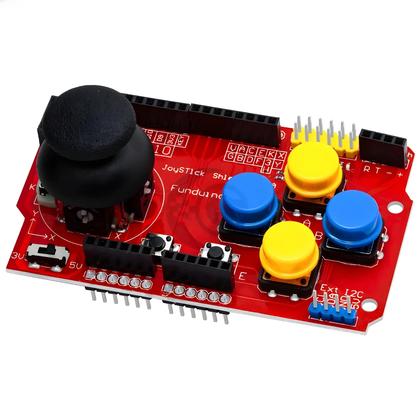 Imagem de Placa De Expansão Joystick Shield Para Arduino Com Função De Teclado E Mouse Analógico