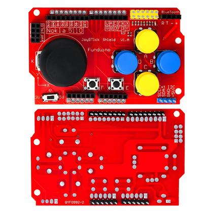 Imagem de Placa De Expansão Joystick Shield Para Arduino Com Função De Teclado E Mouse Analógico
