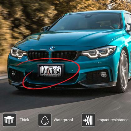 Imagem de Placa de matrícula Bumper Guard AR-PRO Ultimate de 2,3 cm de borracha