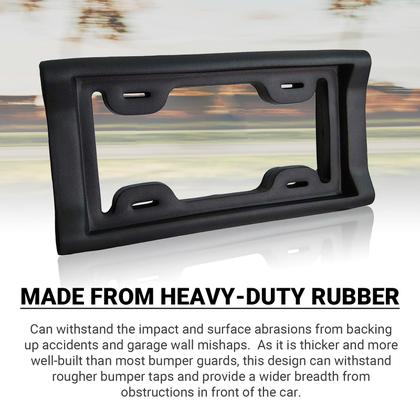 Imagem de Placa de matrícula Bumper Guard AR-PRO Ultimate de 2,3 cm de borracha
