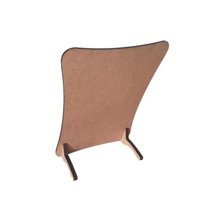 Imagem de Placa de Mesa Curvo Homem espaço arco-íris