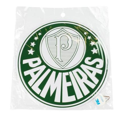 Imagem de Placa de Metal em formato do escudo do Palmeiras 20x20cm
