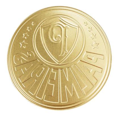 Imagem de Placa de Metal em formato do escudo do Palmeiras 20x20cm