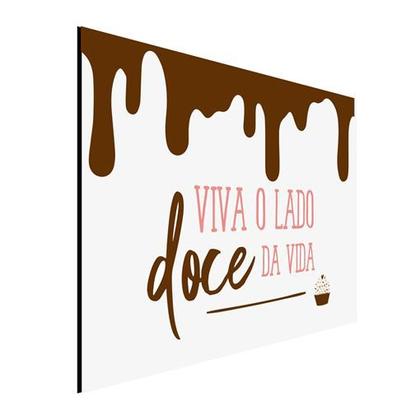 Imagem de Placa de Parede Decorativa - Viva o Lado Doce da VIda