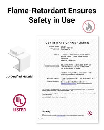 Imagem de Placa de parede VCE Keystone Jack Inserts, pacote com 50 unidades brancas