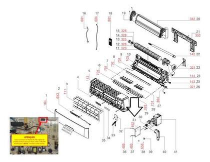 Imagem de Placa De Potencia Split Electrolux Qi12r/qi09r - A02861601