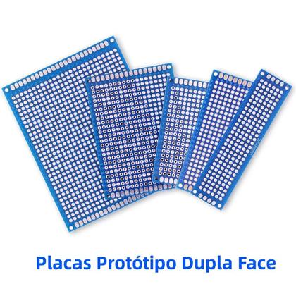 Imagem de Placa De Prototipagem De Circuito PCB De Dupla Face DIY Kit Eletrônico Universal De Perfboard