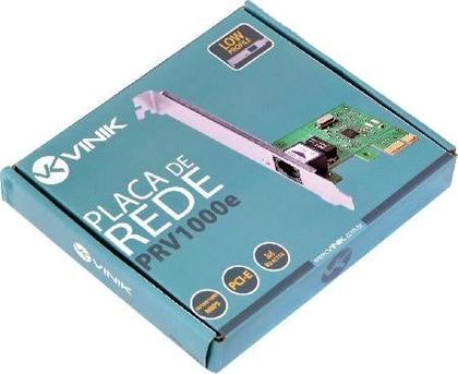 Imagem de Placa De Rede 10/100/1000 Pci-e Prv1000e Com Suporte Low Profile