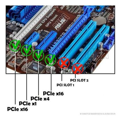 Imagem de Placa De Rede Pci-express Pcie X1 10/100/1000 Mb/s Rj45