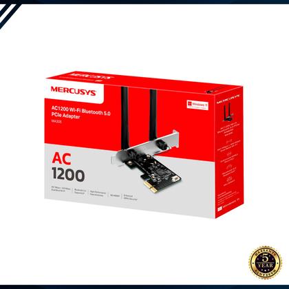 Imagem de Placa de rede PCIe WiFi e Bluetooth MA30E Mercusys AC1200