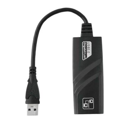 Imagem de Placa de Rede USB 3.0 para RJ45 Adaptador Ethernet 10/100/1000 Gigabit F3 JC-AD-RJ45