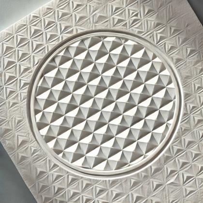 Imagem de Placa de Relevo 3d Prisma Geométrico Sizzix - 661951