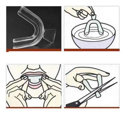 Imagem de Placa De Silicone Anti Bruxismo Termo-moldável Tam Universal