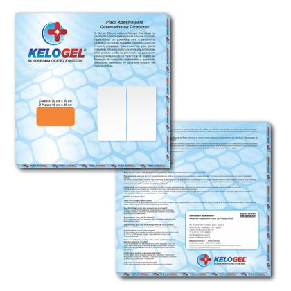 Imagem de PLACA DE SILICONE QUEIMADOS E CICATRIZ 20CMx20CM KELOGEL