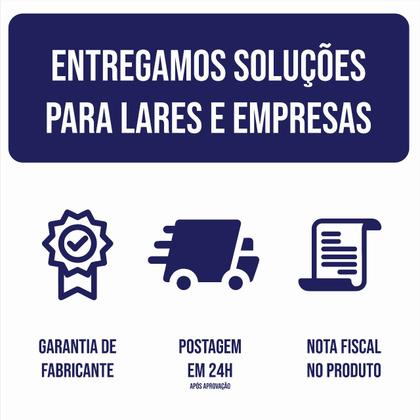 Imagem de Placa de Sinalização Aviso Entrada Somente Funcionários