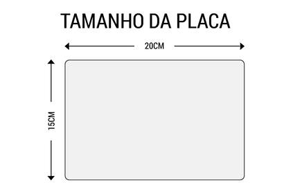 Imagem de Placa de Sinalização de Aviso - Material Reciclável  Contribua para a Sustentabilidade