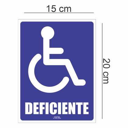 Imagem de Placa de Sinalização Deficiente