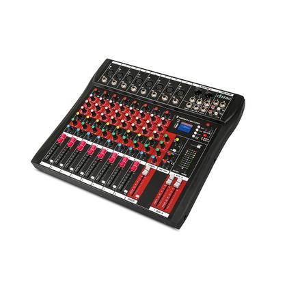 Imagem de Placa De Som 8 Canais Mesa de Som Interface de Áudio Mixer Com Efeito Bluetooth USB MP3 +48V