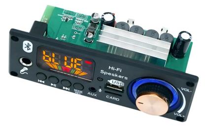 Imagem de Placa de Som Amplificada Decodificadora 2x80w Usb Bluetooth Mic 160w