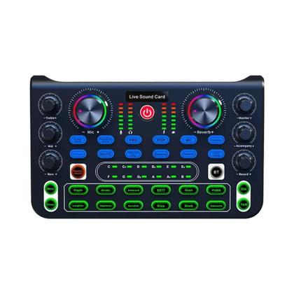 Imagem de Placa de Som Profissional HD X60 - Mixer de Áudio para Live e Streaming