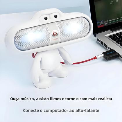 Imagem de Placa De Som USB Interface De Áudio Adaptador Para Microfone Alto-falante Laptop PS4 Computador