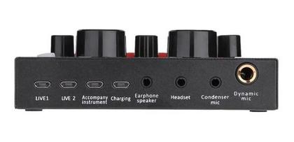 Imagem de Placa De Som V8 Voice Change Ao Vivo Multifunciona