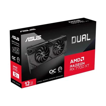 Placa de Vídeo ASUS Dual Radeon RX 7700XT OC Edition, 12GB, GDDR6
