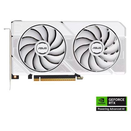 Imagem de Placa de Vídeo ASUS Dual RTX 5060 White OC Edition NVIDIA GeForce, 8GB, GDDR7 - DUAL-RTX5060-O8G-WHITE