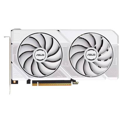 Imagem de Placa de Vídeo ASUS Dual RTX 5060 White OC Edition NVIDIA GeForce, 8GB, GDDR7 - DUAL-RTX5060-O8G-WHITE