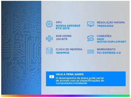 Imagem de Placa de Vídeo Asus NVIDIA GeForce RTX 3070