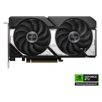 Imagem de Placa de Vídeo ASUS RTX 5060 TI DUAL O8G NVIDIA GeForce, 8GB, GDDR7, DLSS, Ray Tracing - 90YV0MP2-M0NA00