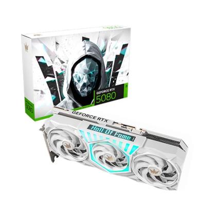 Imagem de Placa de Vídeo Galax GeForce RTX 5080 HOF Gaming NVIDIA Geforce, 16GB, GDDR7, 256-bits, Triple Fan, DirectX, DLSS 4 - 527200-0770