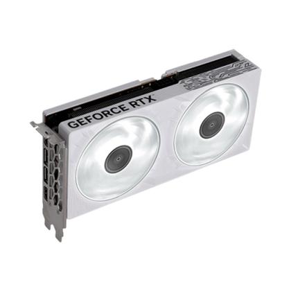 Imagem de Placa de Vídeo Galax RTX 5050 1-Click OC White NVIDIA Geforce, 8GB, GDDR6, 2602MHz, 128-bit - 55NSL8MHCZBS