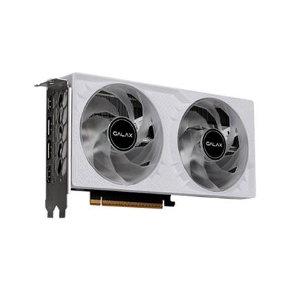 Imagem de Placa de Vídeo Galax RTX 5050 1-Click OC White NVIDIA Geforce, 8GB, GDDR6, 2602MHz, 128-bit - 55NSL8MHCZBS